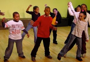 Kids Taking Dance Lessons